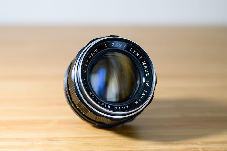 Auto Rikenon 55mm f/1.4 – First Impressions